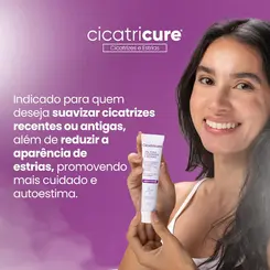 GEL PARA CICATRIZES E ESTRIAS CICATRICURE ROSTO E CORPO 30G