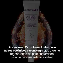 GEL PARA CICATRIZES E ESTRIAS CICATRICURE ROSTO E CORPO 30G