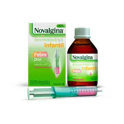 NOVALGINA INFANTIL DIPIRONA 50MG/ML SOLUÇÃO ORAL 100 ML COM SERINGA DOSADORA