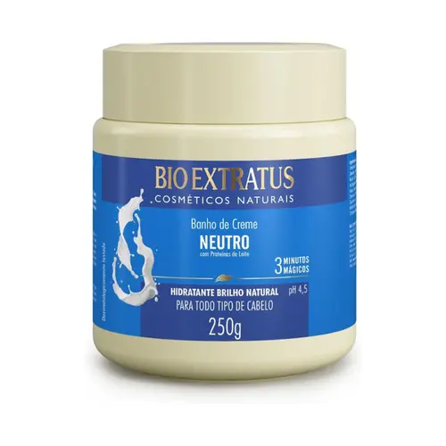 MÁSCARA DE TRATAMENTO BIO EXTRATUS NEUTRO - HIDRATANTE BRILHO NATURAL 250G