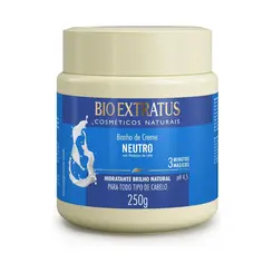 MÁSCARA DE TRATAMENTO BIO EXTRATUS NEUTRO - HIDRATANTE BRILHO NATURAL 250G