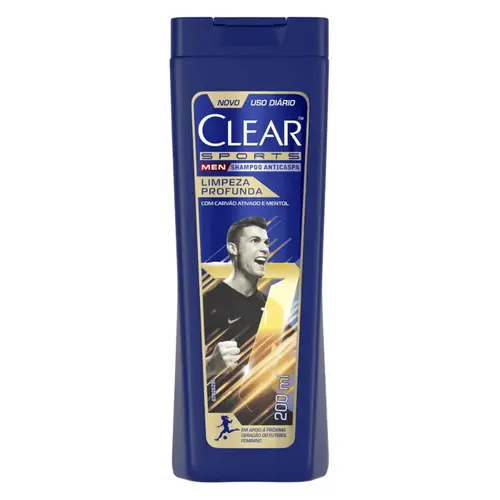 SHAMPOO ANTICASPA CLEAR MEN LIMPEZA PROFUNDA 200ML