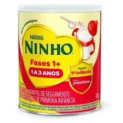 NINHO FASES 1+ PRIMEIRA INFANCIA 1 A 3 ANOS FORMULA INFANTIL 400G