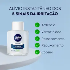 LOÇAO BALSAMO POS BARBA NIVEA MEN SENSITIVE 100ML