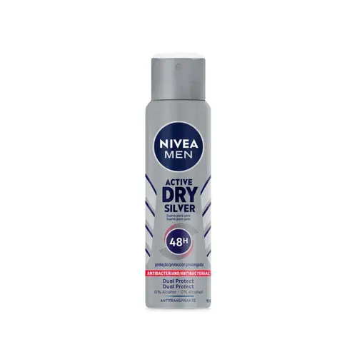 DESODORANTE AEROSOL NIVEA MEN SILVER PROTECT 150ML