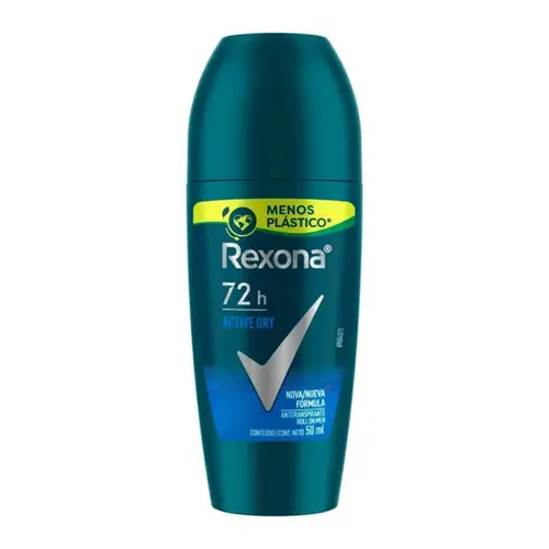 DESODORANTE MASCULINO ROLL ON REXONA MEN ACTIVE 50ML