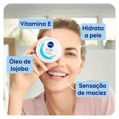 CREME HIDRATANTE NIVEA SOFT 98G