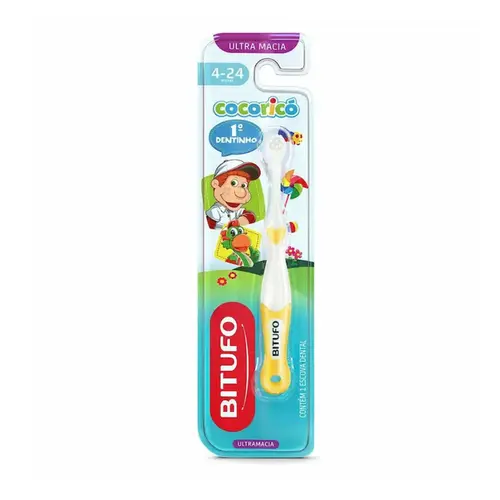 ESCOVA DE DENTE BABY CARE  BITUFO 1 DENTINHO