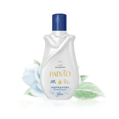 HIDRATANTE PAIXAO INSPIRADORA - ROSAS BRANCAS 200ML