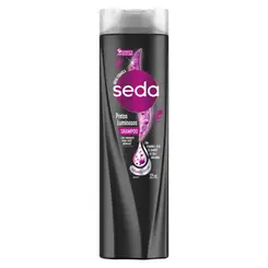 SHAMPOO SEDA PRETOS LUMINOSOS - NUTRE E REVITALIZA OS FIOS 325ML