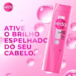 SHAMPOO SEDA BRILHO CERAMIDAS - LIMPA SEM RESSECAR 325ML
