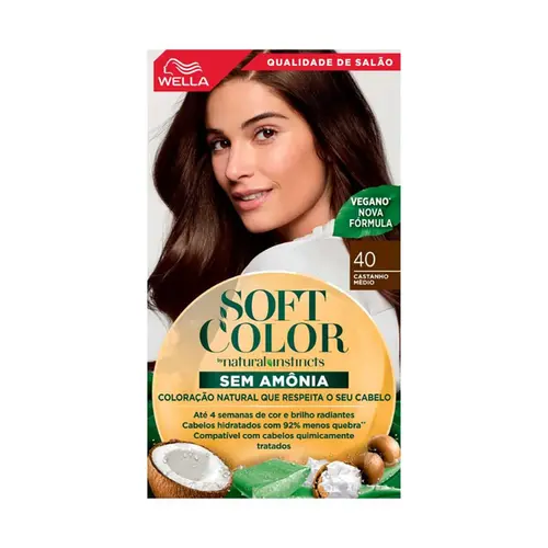 TONALIZANTE SOFT COLOR 40 CASTANHO MEDIO