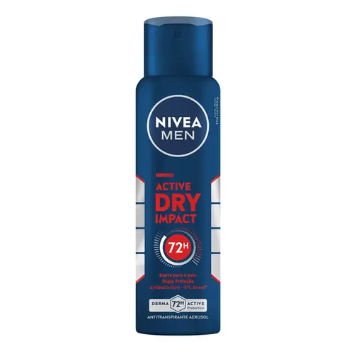 DESODORANTE AEROSOL NIVEA MEN DRY IMPACT PLUS 150ML
