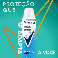 DESODORANTE FEMININO AEROSOL REXONA COTTON 150ML
