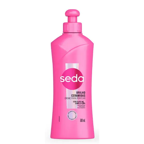 CREME DE PENTEAR SEDA BRILHO CERAMIDAS 300ML