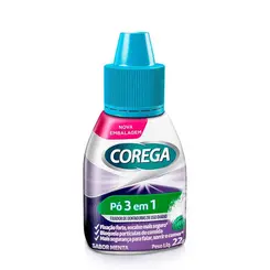 PÓ FIXADOR COREGA 3 EM 1 SABOR MENTA 22G