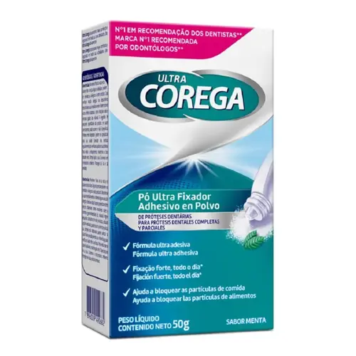 PÓ FICADOR DE DENTADURAS COREGA ULTRA 50G