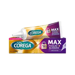 CREME FIXADOR DE DENTADURA COREGA ULTRA MAX FIXAÇÃO COM 40G