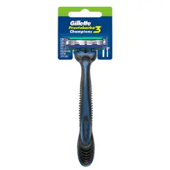 APARELHO DE BARBEAR GILLETTE 3 CHAMPIONS PRESTOBARBA 1 UNIDADE