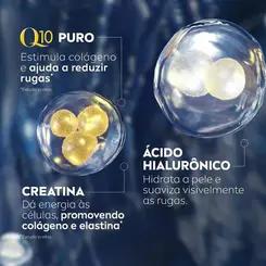 CREME HIDRATANTE FACIAL NIVEA Q10 NOTURNO ANTISSINAIS 49G