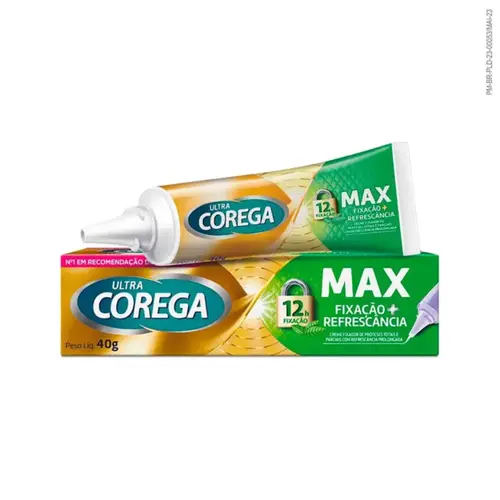 COREGA ULTRA CREME MAX FIXAÇÃO E REFRESCÂNCIA MENTA 40G