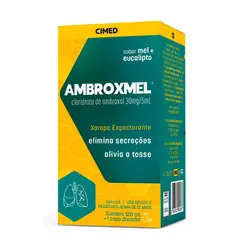 AMBROXMEL CLORIDRATO DE AMBROXOL 30MG/5ML XAROPE SABOR MEL E EUCALÍPTO 120ML