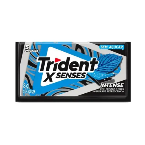 CHICLETE TRIDENT XFRES INTENSE 5UN