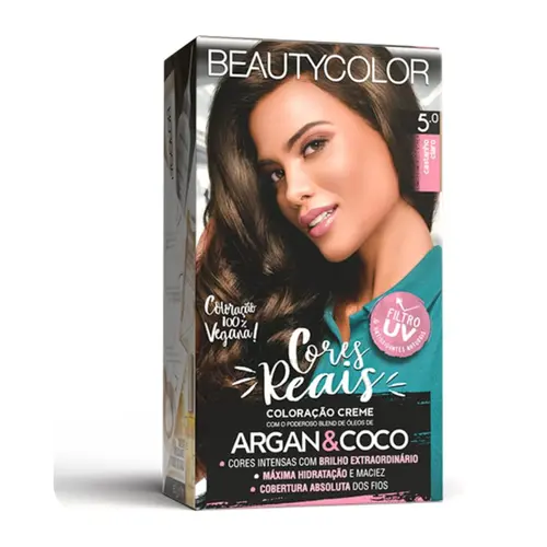 TINTURA BEAUTY COLOR 5.0 CASTANHO CLARO