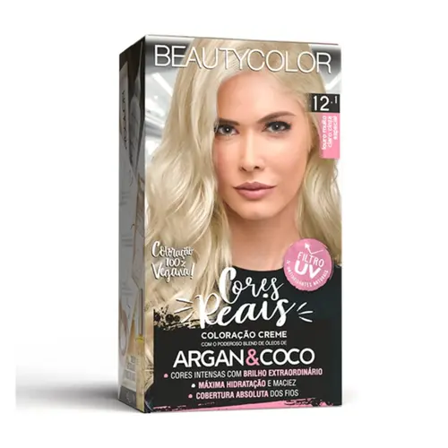 TINTURA BEAUTY COLOR 12.1 LOURO MUITO CLARO ACINZENTADO