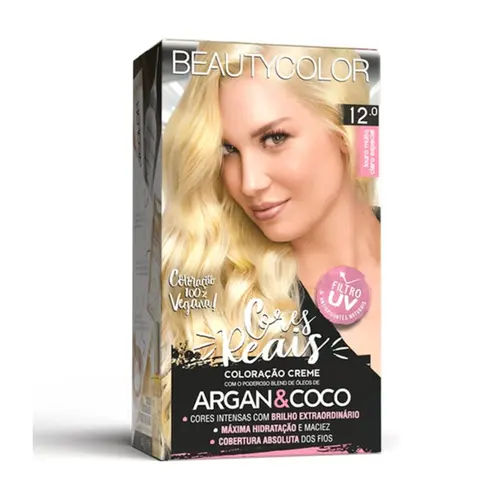 TINTURA BEAUTY COLOR 12.0 LOURO MUITO CLARO ESPECIAL