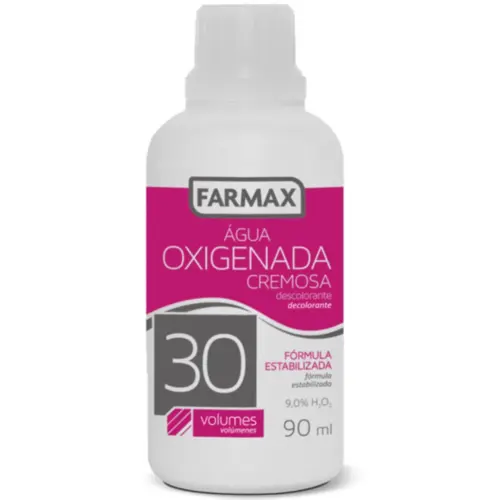 AGUA OXIGENADA 30VL FARMAX CREME  90ML
