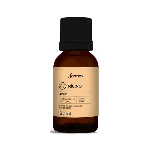 OLEO DE RICINO PURO - AUXIILIA NO CRESCIMENTO CAPILAR 30ML