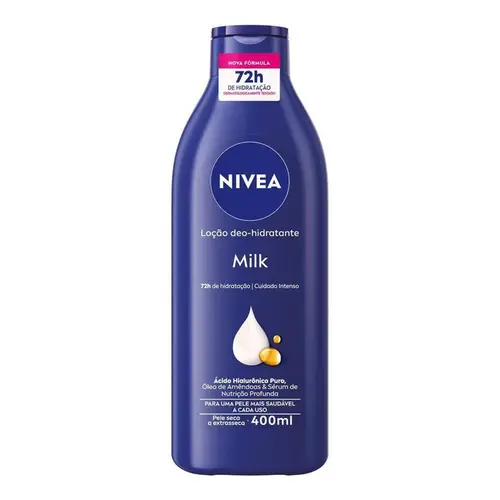 HIDRATANTE NIVEA MILK PELE SECA A EXTRASSECA 400ML