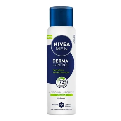 DESODORANTE AEROSOL NIVEA DERMO CONTROL SENSITIVE MEN 150ML