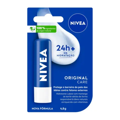 HIDRATANTE LABIAL NIVEA ORIGINAL CARE 4,8G