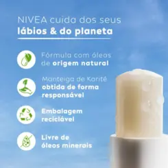 HIDRATANTE LABIAL NIVEA ORIGINAL CARE 4,8G