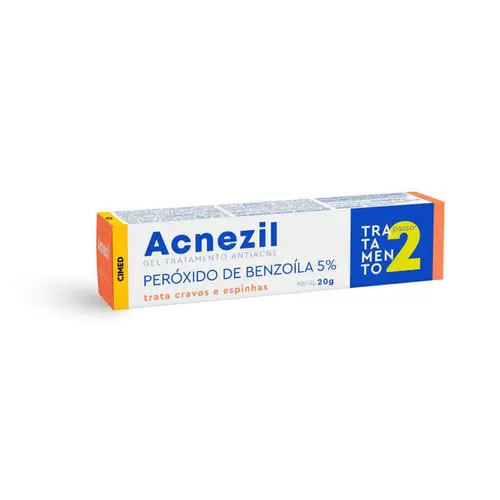 ACNEZIL GEL ANTIACNE - TRATA CRAVOS E ESPINHAS 20MG
