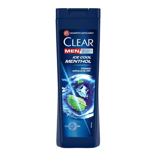 SHAMPOO ANTICASPA CLEAR MEN ICE COOL MENTHOL 200ML