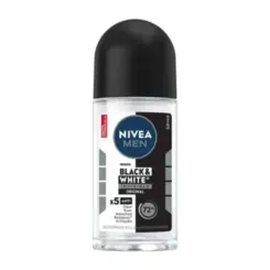 DESODORANTE ROLL ON NIVEA MEAN INVISISBLE BLACK & WHITE 50ML