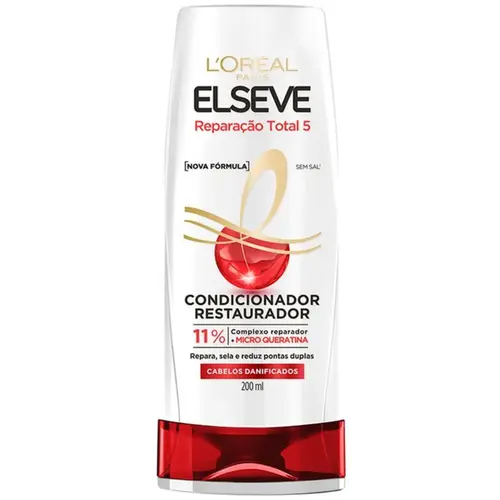 CONDICIONADOR ELSEVE REPARAÇÃO TOTAL 5 200ML