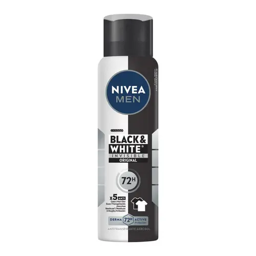 DESODORANTE AEROSOL NIVEA MEN INVISIBLE BLACK & WHITE 150ML
