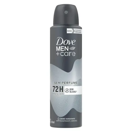 DESODORANTE AEROSOL DOVE MEN SEM PERFUME 48H 150ML