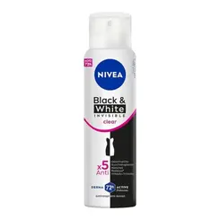 DESODORANTE AEROSOL NIVEA INVISIBLE BLACK & WHITE CLEAR 150ML