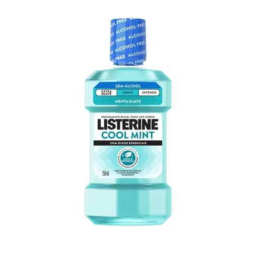 ENXAGUANTE BUCAL LISTERINE COOL MINT ZERO MENTA SUAVE 250ML