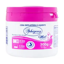 CERA TRADICIONAL PARA DEPILAÇÃO IPHIGENY MEL 300G