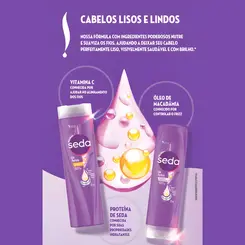 KIT SEDA LISO PERFEITO SHAMPOO E CONDICIONADOR 325ML