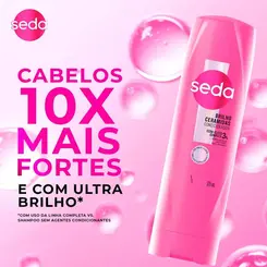 KIT SEDA BRILHO CERAMIDAS SHAMPOO 300ML + CONDICIONADOR 190ML