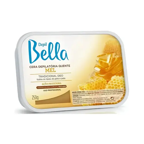 CERA QUENTE DEPIL BELLA BARRA MEL 250G