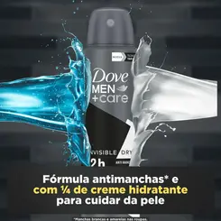 DESODORANTE AEROSOL DOVE MEN + CARE INVISIBLE DRY 150ML