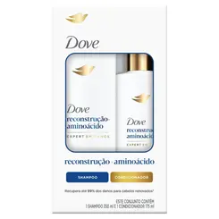 KIT DOVE RECONSTRUÇÃO + AMINOÁCIDO SHAMPOO 350ML + CONDICIONADOR 175ML